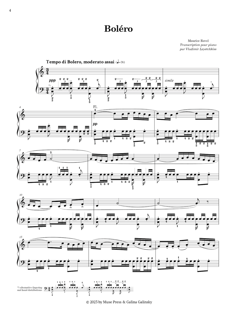 Melody in B, Op. 3, No. 2 – Anton Rubinstein Sheet music for Piano (Solo)